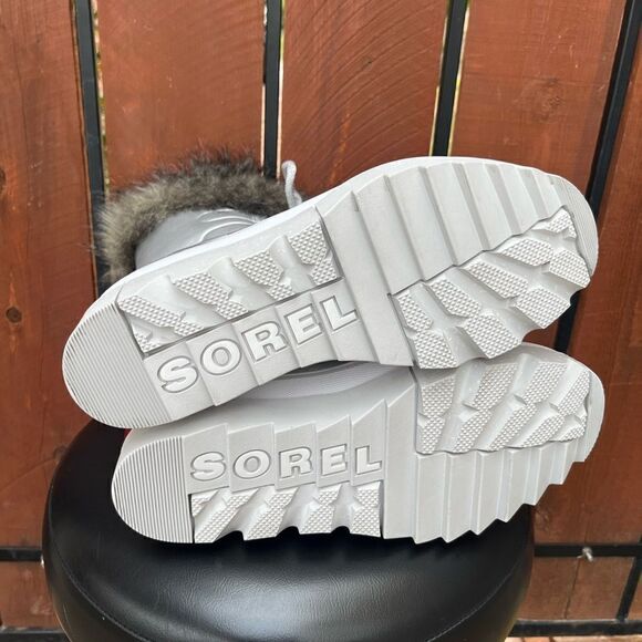 Sorel Joan of Arctic Next Boot Metallic Silver White NEW 10.5 - Picture 8 of 10